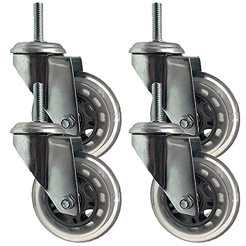 75 Mm Drehbare Gummirollen Mit Bremse, M8/M10 Hochleistungsrolle Mit Einer Tragkraft Von 100 Kg, Rollen Für Möbel/Trolley/, 4Er-Set 75 Mm Drehbare Gummirollen Mit Bremse, M8/M10 Hochleistungsrolle Mit Einer Tragkraft Von 100 Kg, Rollen Für Möbel/Trolley/, 4Er-Set von KaloKLU