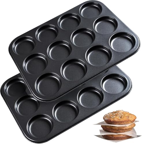 Air Fryer Muffinform, 2 Stück Cupcake-Formen für Luftfritteuse, Toaster, Ofen, antihaftbeschichtet, Cupcake-Backform für Theken-Ofen, kleiner Ofen Air Fryer Muffinform, 2 Stück Cupcake-Formen für Luftfritteuse, Toaster, Ofen, antihaftbeschichtet, Cupcake-Backform für Theken-Ofen, kleiner Ofen von KaloKLU