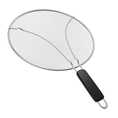 Large Splatter Guard for Frying Pan 15" Stainless Steel Grease Splash Guard Mesh Griddle Strainer Keeps Kitchen Clean and Protects Skin from Burns Large Splatter Guard for Frying Pan 15" Stainless Steel Grease Splash Guard Mesh Griddle Strainer Keeps Kitchen Clean and Protects Skin from Burns von KaloKLU
