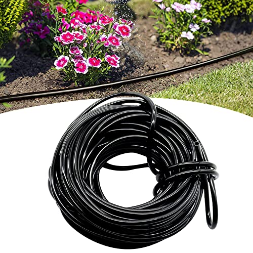 Kalolary 50ft Schlauch Bewässerung, Bewässerungsschlauch 1/4 Zoll Gartenschlauch Wasserschlauch PVC Schlauch Bewässerungssystem Bewässerungssysteme für Gewächshäuser von Kalolary