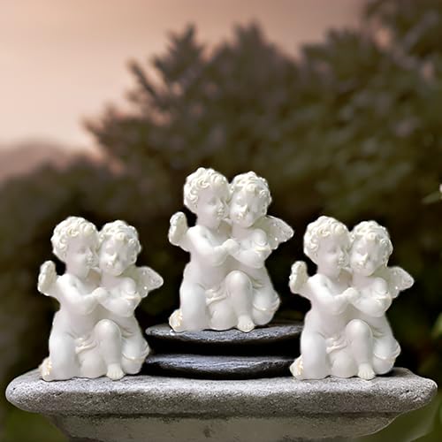 Kaltner Präsente Geschenkidee - Engel Paar Putte Schutzengel Engelchen (Set mit 3 Stück) von Kaltner Präsente