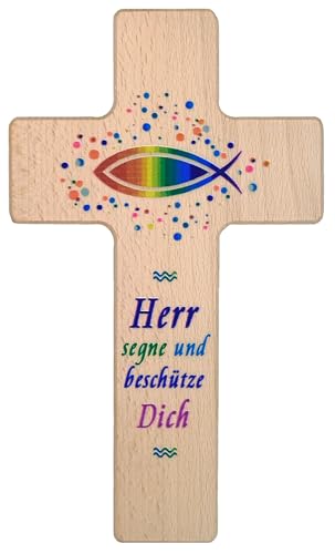 Kaltner Präsente Geschenkidee - Kreuz Kinderkreuz mit Fisch - Baby Geschenk Junge Mädchen/Geschenke zur Geburt/Schwangerschaft Geschenk/Werdende Mütter/Taufgeschenke Jungen Mädchen Kaltner Präsente Geschenkidee - Kreuz Kinderkreuz mit Fisch - Baby Geschenk Junge Mädchen/Geschenke zur Geburt/Schwangerschaft Geschenk/Werdende Mütter/Taufgeschenke Jungen Mädchen von Kaltner Präsente