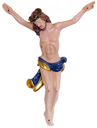 Kaltner Präsente Geschenkidee - Kreuz Kruzifix modern Korpus Jesus Christus Figur (Höhe 24 cm) von Kaltner Präsente