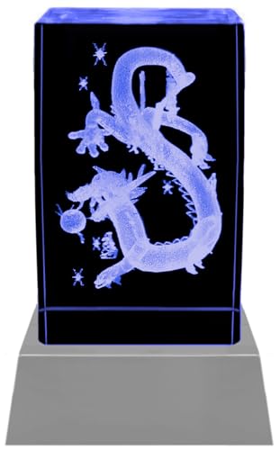 Kaltner Präsente Stimmungslicht - Das perfekte Drachen Geschenk: LED Kerze/Kristall Glasblock / 3D-Laser-Gravur/buddhistischen Kunst/Buddha/Drache/Buddhismus/Naga Kaltner Präsente Stimmungslicht - Das perfekte Drachen Geschenk: LED Kerze/Kristall Glasblock / 3D-Laser-Gravur/buddhistischen Kunst/Buddha/Drache/Buddhismus/Naga von Kaltner Präsente