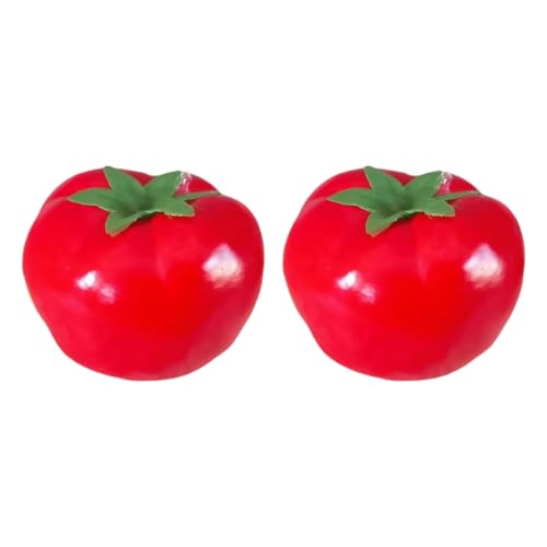 2 künstliche Tomaten für kreative DIY-Projekte und Inneneinrichtungen 2 künstliche Tomaten für kreative DIY-Projekte und Inneneinrichtungen von Kalttoy