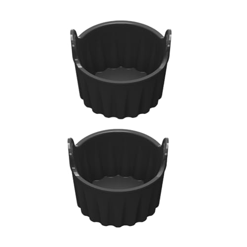 2 x multifunktionale Silikon-Luftfritteusen, Auflaufförmchen, Luftfritteusen, Eierkocher von Kalttoy