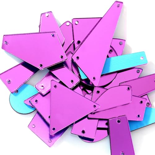 20/50 Stück Acryl-Spiegel, Nähen, Strasssteine, Dekoration, Kleidung, Handarbeit, Kleidung von Kalttoy