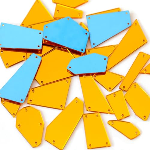 20/50 Stück Acryl-Spiegel, Nähen, Strasssteine, Dekoration, Kleidung, Handarbeit, Kleidung von Kalttoy