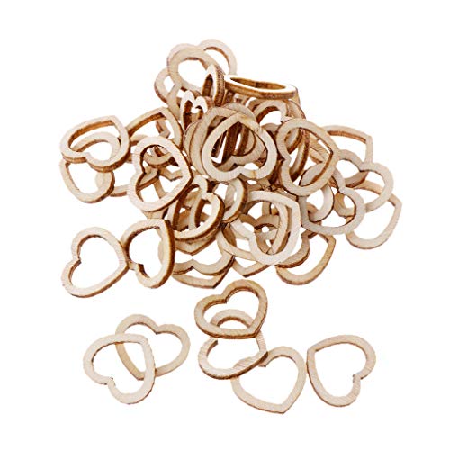 50 Stück hohle Holzherzen Liebe rustikale Dekoration Hochzeit Tisch Konfetti Scheiben R 50 Stück hohle Holzherzen Liebe rustikale Dekoration Hochzeit Tisch Konfetti Scheiben R von Kalttoy