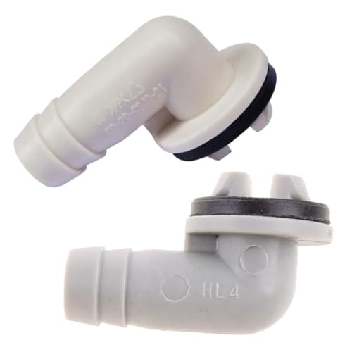 Abflussschlauch-Anschlussbogen 15 mm, mit Gummiring, kein Auslaufen, einfach zu installieren von Kalttoy