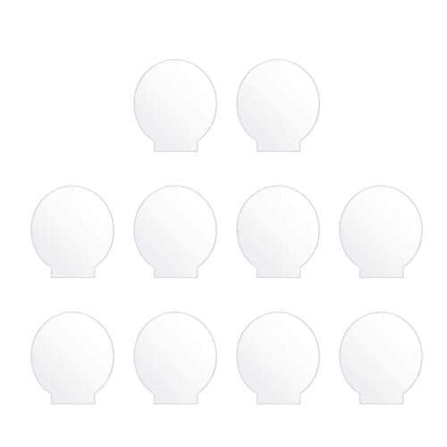 Acrylplatten für LED-Lichtsockel, Hochzeitsschilder, blanko, Tische, Sitzkarten, 10 Stück Acrylplatten für LED-Lichtsockel, Hochzeitsschilder, blanko, Tische, Sitzkarten, 10 Stück von Kalttoy