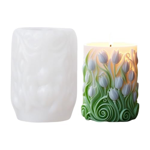 Blumen-Form für Kerzen, Epoxidharz, Gips, Silikonformen von Kalttoy
