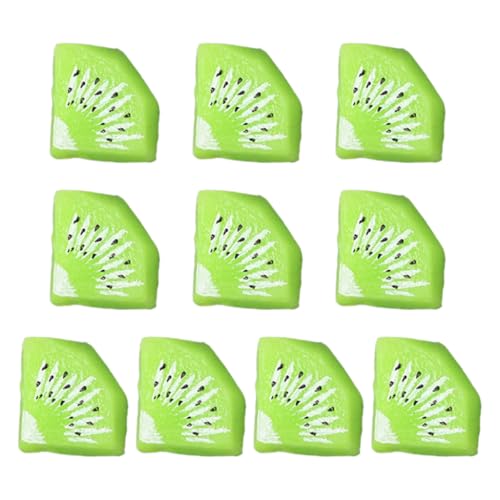 Bunte künstliche Obstscheiben, Drachenfrucht, Orangenblätter, Kiwi-Scheiben, 10 Stück Bunte künstliche Obstscheiben, Drachenfrucht, Orangenblätter, Kiwi-Scheiben, 10 Stück von Kalttoy