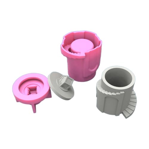 Castle Aufbewahrungsbox Formen DIY Blumentopf Form Kerzenständer Ornament Herstellung Werkzeug von Kalttoy