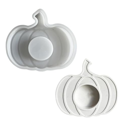 Customes Kerzenhalter Silikonform Kürbisform für Künstler Home Accent von Kalttoy
