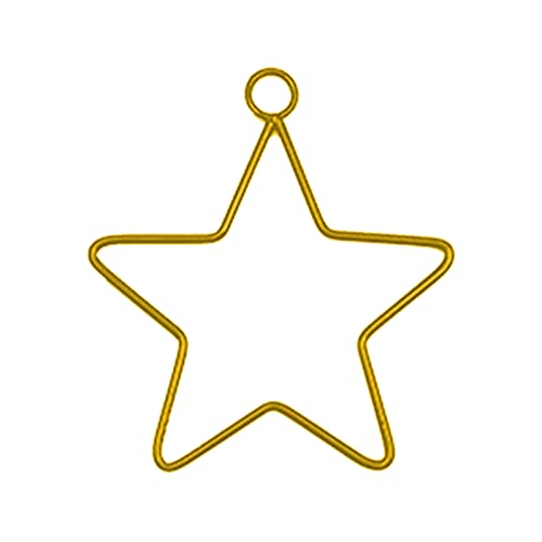 DIY Schmiedeeisen Metall Sterne Ring Sterne Draht Kranz Rahmen Hoop Makramee Ringe für handgefertigte Traumfänger Neujahrsgeschenk von Kalttoy