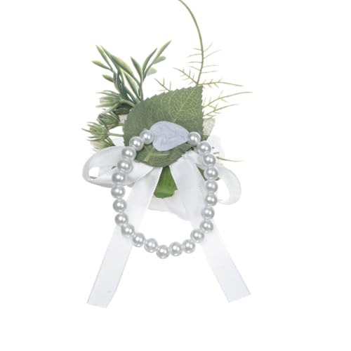 Elegantes Blumen-Perlenarmband, Handgelenk-Dekoration, Ornament für Brautjungfern, Kranz Elegantes Blumen-Perlenarmband, Handgelenk-Dekoration, Ornament für Brautjungfern, Kranz von Kalttoy