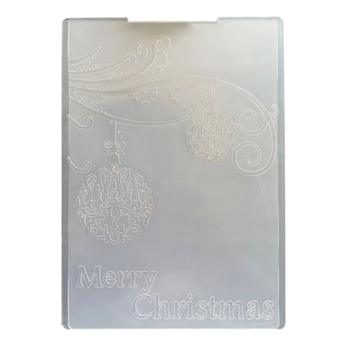 Geprägter Ordner aus Kunststoff, Frohe Weihnachten, Kartenherstellung, Basteln, Foto Geprägter Ordner aus Kunststoff, Frohe Weihnachten, Kartenherstellung, Basteln, Foto von Kalttoy