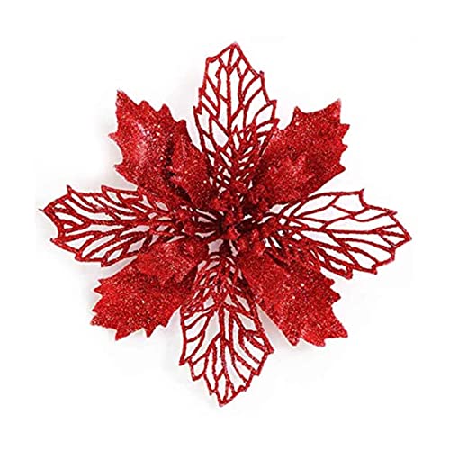 Glitzernder künstlicher Weihnachtsstern, Weihnachtsbaumschmuck für Weihnachtskranz Glitzernder künstlicher Weihnachtsstern, Weihnachtsbaumschmuck für Weihnachtskranz von Kalttoy