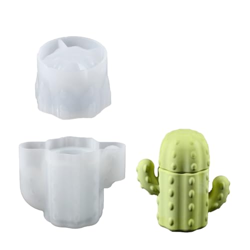 Kaktus-Silikonform-Set, Zubehör für einzigartige Designs, Kerzenbecher von Kalttoy