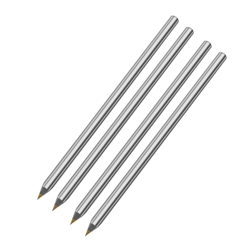Kalttoy 4 Stück Anreißstift Markierstift Gravierstift Anreißstift Ätzen Gravurstift Handwerkzeug Solide Konstruktion Glas Anreißstift von Kalttoy