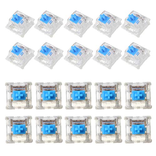 Kalttoy Mechanische Tastatur, 3-polig, für MX-Tastatur-Tester, 60 g, Leiterplattenmontage, Blau, 10 Stück von Kalttoy