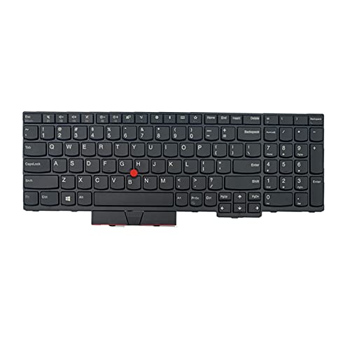 Kalttoy Original US English Laptop Tastatur mit Zeiger für LenovoThinkpad T570 P51S T580 P52S Schwarz von Kalttoy