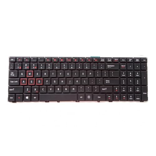 Kalttoy Tastatur, RGB-Hintergrundbeleuchtung, für MACHE F117-VB F11F-S S11 Si3 S6CP für Thor 911 Laptop-Tastatur von Kalttoy