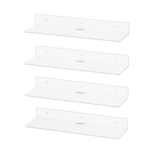 Kalttoy Transparente Acrylregale für Lagerung, multifunktionales Halterungsregal von Kalttoy