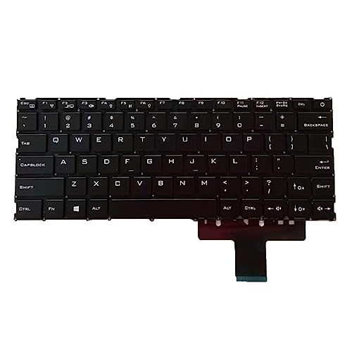 Kalttoy US-Laptop-Tastatur mit englischen Buchstaben/Zeichen, schlankes Desktop-Design für Mechrevo S1 S2 S3 Pro-01 Pro-02 von Kalttoy