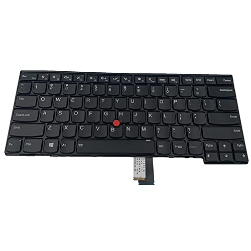 Kalttoy US-Layout Laptop Tastatur mit/ohne Zeiger & Hintergrundbeleuchtung für ThinkpadT440 T440P T440S T450 T450s T460 L440 L450 Schwarz von Kalttoy