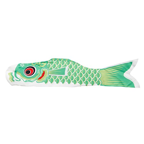 Koi-Nobori-Karpfen-Windsocken, Koinobori, bunte Fisch-Flagge, Wanddekoration, 55 cm Koi-Nobori-Karpfen-Windsocken, Koinobori, bunte Fisch-Flagge, Wanddekoration, 55 cm von Kalttoy