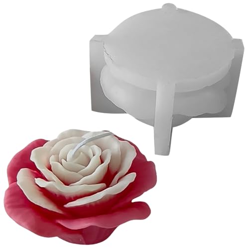 Kreative Blumen-Aromatherapie-Kerzen-Silikonform, flexible Harz-Bastelform von Kalttoy