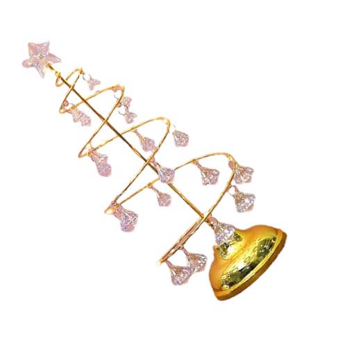 Kristallstern-Weihnachtsbaum aus Eisen mit LED-Licht, kleine Weihnachtsdekoration, Tischlampe Kristallstern-Weihnachtsbaum aus Eisen mit LED-Licht, kleine Weihnachtsdekoration, Tischlampe von Kalttoy