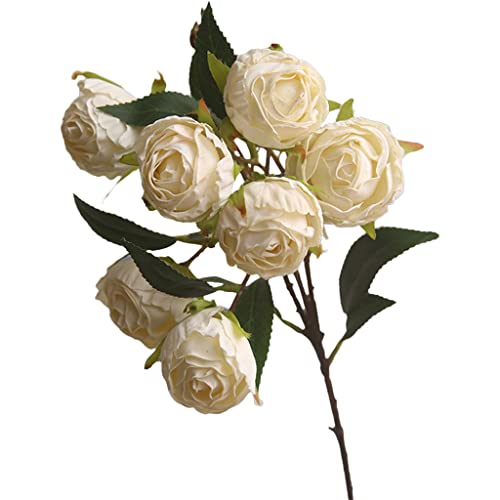 Künstliche Rose, mehrere Köpfe, Kunstblumen, Seidenblumenstrauß für Arrangement, Zuhause, Wohnzimmer, Hochzeit Künstliche Rose, mehrere Köpfe, Kunstblumen, Seidenblumenstrauß für Arrangement, Zuhause, Wohnzimmer, Hochzeit von Kalttoy