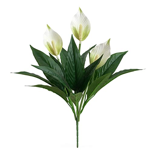 Künstlicher Blumenstrauß, weißes Anthurium, grüne Pflanze, Simulationsblumen Künstlicher Blumenstrauß, weißes Anthurium, grüne Pflanze, Simulationsblumen von Kalttoy