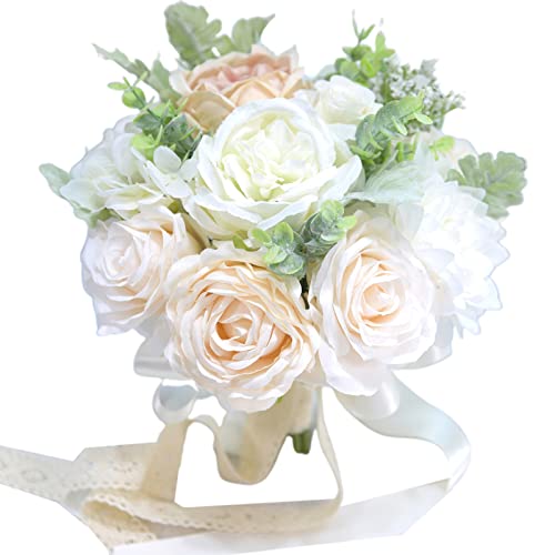 Künstlicher Rosenstrauß mit Spitzenband, Simulation, Hochzeitsstrauß für Valentinstag, Hochzeit, Braut, Fotografie Künstlicher Rosenstrauß mit Spitzenband, Simulation, Hochzeitsstrauß für Valentinstag, Hochzeit, Braut, Fotografie von Kalttoy