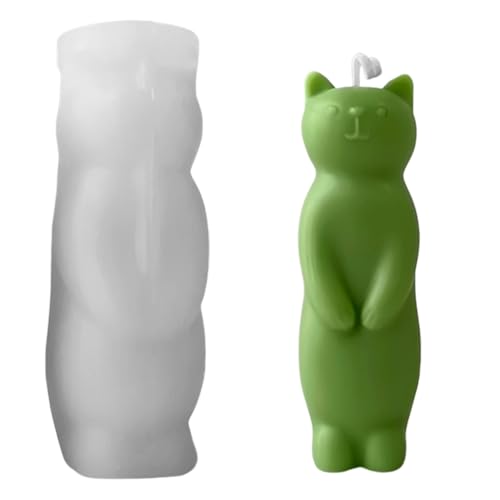Mehrzweck-Katzen-Silikonform für selbstgemachte Kerzen, Ornamente, Zubehör von Kalttoy