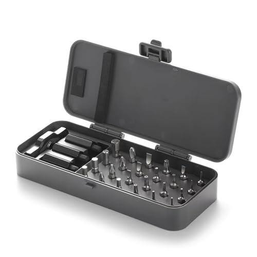Professionelles Ratschen-Schraubendreher-Set, 24-in-1, verstellbare Länge, Stahl-Bit, ergonomischer Griff, Reparatur, Ratschen-Schraubendreher von Kalttoy