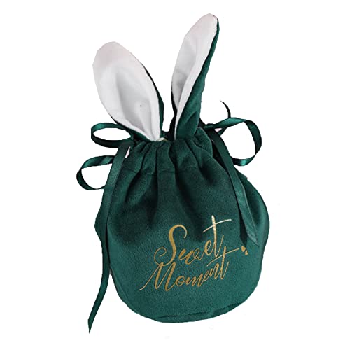 Samt-Aufbewahrungstasche für Süßigkeiten mit Hasenohren, Ostergeschenk-Verpackungsbeutel für Schokolade, Süßigkeiten, Valentinstag Samt-Aufbewahrungstasche für Süßigkeiten mit Hasenohren, Ostergeschenk-Verpackungsbeutel für Schokolade, Süßigkeiten, Valentinstag von Kalttoy
