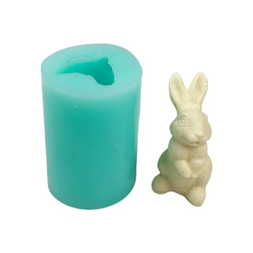 Silikon-Kerzenform, 3D-Osterhase, Aromatherapie, Kerze, Seife, Gips Silikon-Kerzenform, 3D-Osterhase, Aromatherapie, Kerze, Seife, Gips von Kalttoy