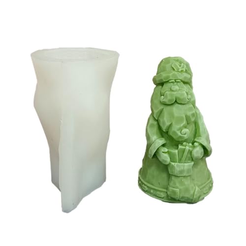 Silikonform für Kerzen, Weihnachtsmann, Seife, Kerzen, Gips, Weihnachten von Kalttoy