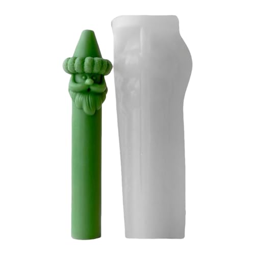 Silikonform für Weihnachts-Säulen, Weihnachtsmann, temperaturbeständig, für Seife, Heimdekoration, Urlaub Silikonform für Weihnachts-Säulen, Weihnachtsmann, temperaturbeständig, für Seife, Heimdekoration, Urlaub von Kalttoy