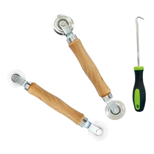Spline Roller Tool mit Holzgriff Lager Rad Bildschirm Tür Reparatursatz von Kalttoy