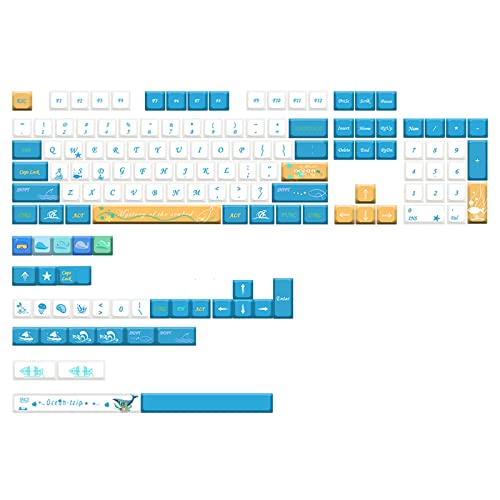 XDA PBT Keycaps Ocean Trip Sublimation Keycap for MX Switch Mechanical Keyboard von Kalttoy
