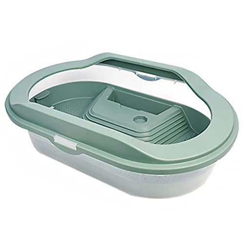 for Turtle Habitat with Basking Slope Swim Pool 2 Layers Detachable Plastic f von Kalttoy
