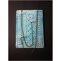 Keramik-Jahreskalender, Endloskalender, Neujahrsgeschenk, Alter Kalender, Wandkalender, Tolles Geschenk, Wanddekoration von KamaCrafts