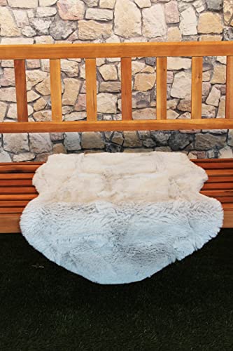 KAMACA Kuschelfell in Lammfell-Optik Lammfellimitat Teppich Bettvorleger flauschig weich Dekofell Kunstfellteppich (Kuschelfell 60x90 cm GRAU) von KAMACA