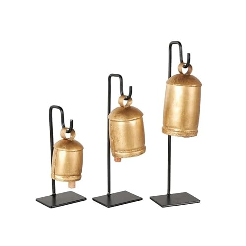 Antikes Metall-Finish, rustikale dekorative hängende Weihnachtsglocke, Messingbeschichtete Kuhglocke im Landhausstil, Wandbehang mit Juteseil, perfekte Kuhglocken für Weihnachtsschmuck, Tür Antikes Metall-Finish, rustikale dekorative hängende Weihnachtsglocke, Messingbeschichtete Kuhglocke im Landhausstil, Wandbehang mit Juteseil, perfekte Kuhglocken für Weihnachtsschmuck, Tür von Kamal Art And Craft