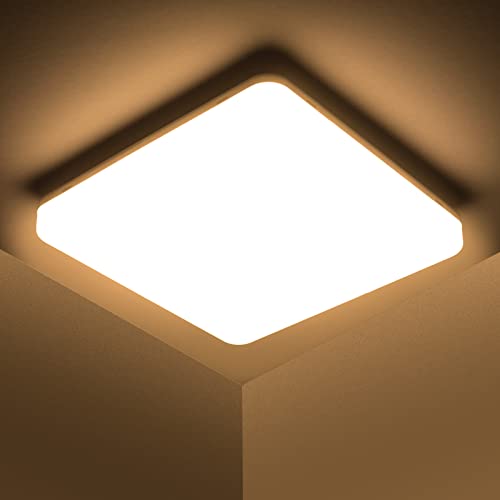 Kambo LED Deckenleuchte Bad 48W - LED Deckenlampe Modern Warmweiß 3000K 4320LM, Für Büro Lampe Schlafzimmer Leuchte Wohnzimmer Balkon Flur Küche Babyzimmer Schlafzimmer Kinderzimmer von Kambo